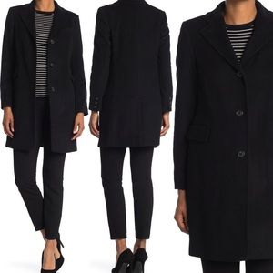 Lauren Ralph Lauren Reefer Felted wool blend coat
